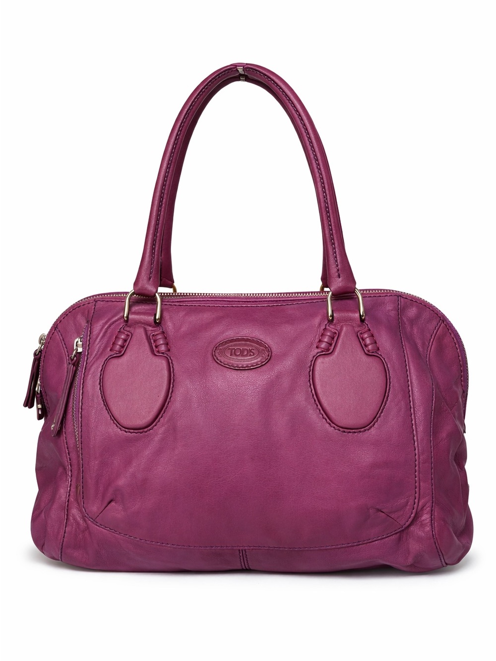 Tod’s Pink Leather Satchel Shoulder Bag